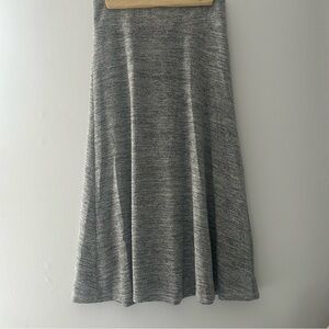 George Stretchy Midi Grey cotton Skirt  Size XS
